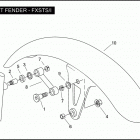 FXSTS 1BLY SPRINGER SOFTAIL (2005) FRONT FENDER - FXSTS / I