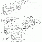 FXDC 1GTV DYNA SUPER GLIDE CUSTOM (2005) INSTRUMENTS - FXD / I, FXDX / I & FXDC / I