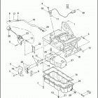FLHTCSE 1PJE CVO ELECTRA GLIDE (2004) TRANSMISSION HOUSING & OIL TANK
