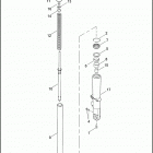 FLHT 1DDV ELECTRA GLIDE STANDARD (2004) FRONT FORK - LEFT (FAIRING MODELS)