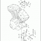 FLHTPI 1FMW ELECTRA GLIDE STANDARD POLICE (2004) ENGINE MOUNTS & STABILIIZER LINKS