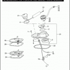 FXD 1GHV DYNA SUPER GLIDE (2004) SENDING UNIT, TOP PLATE & FUEL GAUGE - CARBURETED MODELS