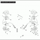 XL883C 4CJM SPORTSTER 883 CUSTOM (2004) HANDLEBAR SWITCHES