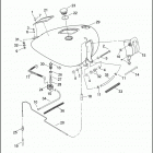 FXST 1BHY SOFTAIL STANDARD (2004) FUEL TANK - CARBURETOR