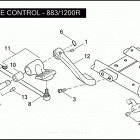 XL883 4CAM SPORTSTER 883 (2004) REAR BRAKE CONTROL - 883 / 1200R