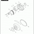 FLHTPI 1FMW ELECTRA GLIDE STANDARD POLICE (2004) Воздушный фильтр
