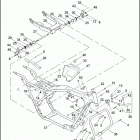 FLHTCSE 1PJE CVO ELECTRA GLIDE (2004) FRAME, REAR FORK & JIFFY STAND