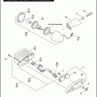 FXDWG 1GEV DYNA WIDE GLIDE (2004) TAIL LAMP & REAR TURN SIGNALS
