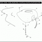 FLHTCI 1FFW ELECTRA GLIDE CLASSIC (2004) FUEL TANK - FUEL INJECTED - FLHTCUI, FLHTCI, FLHTI & FLT...