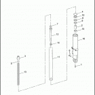 FLHR 1FDV ROAD KING (2004) FRONT FORK - LEFT (NONFAIRING MODELS)