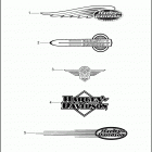 FXSTB 1BTY NIGHT TRAIN (2004) FUEL TANK TRIM