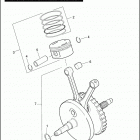 FXD 1GHV DYNA SUPER GLIDE (2004) PISTONS AND FLYWHEEL ASSEMBLY - TWIN CAM 88 ™