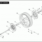 FXSTDSE2 1PHD CVO SOFTAIL DEUCE (2004) Переднее колесо