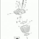 FXSTDSE2 1PHD CVO SOFTAIL DEUCE (2004) CYLINDERS, HEADS & VALVES - 1550 Twin Cam 95B