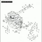 XL1200R 1CLP SPORTSTER 1200 ROADSTER (2004) ENGINE MOUNTS