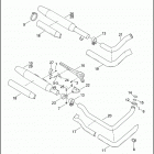 FXSTD 1BSY SOFTAIL DEUCE (2004) EXHAUST SYSTEM - FLSTF / I & FXSTD / I