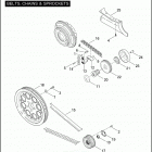 FLHTPI 1FMW ELECTRA GLIDE STANDARD POLICE (2004) BELTS, CHAINS & SPROCKETS