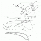 FLHTCSE 1PJE CVO ELECTRA GLIDE (2004) FUEL TANK CONSOLE