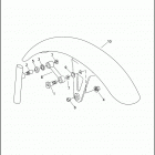 FXSTS 1BLY SPRINGER SOFTAIL (2004) FRONT FENDER - FXSTS / I