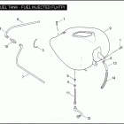 FLHTPI 1FMW ELECTRA GLIDE STANDARD POLICE (2004) FUEL TANK - FUEL INJECTED FLHTPI