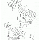 XL883 4CAM SPORTSTER 883 (2004) SPEEDOMETER & TACHOMETER - 883 / 1200R
