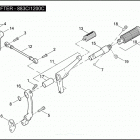 XL883C 4CJM SPORTSTER 883 CUSTOM (2004) SHIFTER - 883C / 1200C