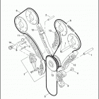 VRSCB 1HBZ VRSCB V-ROD (2004) CAM DRIVE SYSTEM