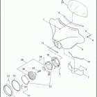 FLHT 1DDV ELECTRA GLIDE STANDARD (2004) WINDSHIELD, FAIRING & HEADLAMP - FLHT MODELS
