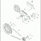 FLHT 1DDV ELECTRA GLIDE STANDARD (2004) BELTS, CHAINS & SPROCKETS