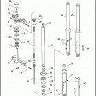 FXD 1GHV DYNA SUPER GLIDE (2004) FRONT FORK - FXD / I & FXDL / I