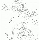 FLTRI 1FSW ROAD GLIDE (2004) SPEEDOMETER & TACHOMETER - FLTRI