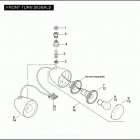 VRSCB 1HBZ VRSCB V-ROD (2004) FRONT TURN SIGNALS