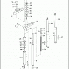 FXSTD 1BSY SOFTAIL DEUCE (2004) FRONT FORK - FXSTD / I