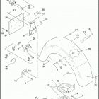 FLHT 1DDV ELECTRA GLIDE STANDARD (2004) Задний бампер