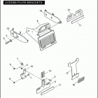 FXDL 1GDV DYNA LOW RIDER (2004) LICENSE PLATE BRACKETS