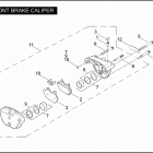 FLHTCSE 1PJE CVO ELECTRA GLIDE (2004) Передний суппорт