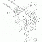 FXDXI 1GRW DYNA SUPER GLIDE SPORT (2004) FRAME & JIFFY STAND