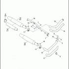 FXST 1BHY SOFTAIL STANDARD (2004) EXHAUST SYSTEM - FXST / I, FLSTC / I, FXSTS / I & FXSTB ...