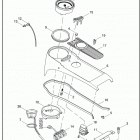 FLHRS 1FXV ROAD KING CUSTOM (2004) FUEL TANK INSTRUMENTS - FLHRS & FLHRSI MODELS