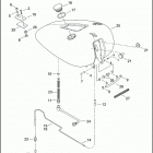 FXSTDI 1JBB SOFTAIL DEUCE (2004) FUEL TANK - FXSTD - FUEL INJECTED