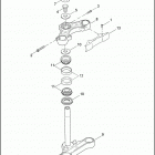 XL883C 4CJM SPORTSTER 883 CUSTOM (2004) STEERING HEAD BRACKET ASSEMBLY