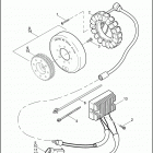 XL1200R 1CLP SPORTSTER 1200 ROADSTER (2004) ALTERNATOR & REGULATOR