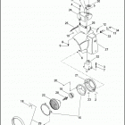 FLHPI 1FHW ROAD KING POLICE (2004) NACELLE & HEADLAMP - FLHPI & FLHPEI