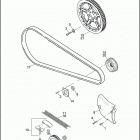 XL1200R 1CLP SPORTSTER 1200 ROADSTER (2004) BELTS & SPROCKETS