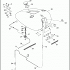 FXSTD 1BSY SOFTAIL DEUCE (2004) FUEL TANK - FXSTD - CARBURETOR