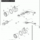 FLHTPI 1FMW ELECTRA GLIDE STANDARD POLICE (2004) INSTRUMENTS - FLHTPI
