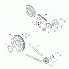 FXST 1BHY SOFTAIL STANDARD (2004) BELTS, CHAINS AND SPROCKETS