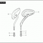 FLHTCSE 1PJE CVO ELECTRA GLIDE (2004) Зеркало