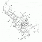 FXDP 1GKV DYNA DEFENDER (2004) FRAME & JIFFY STAND