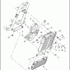 VRSCB 1HBZ VRSCB V-ROD (2004) RADIATOR  /  OIL COOLER